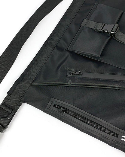 Chic Sling Apron Bag -  nylon shoulder bag - Chic Sling Apron Bag for Everyday Style
