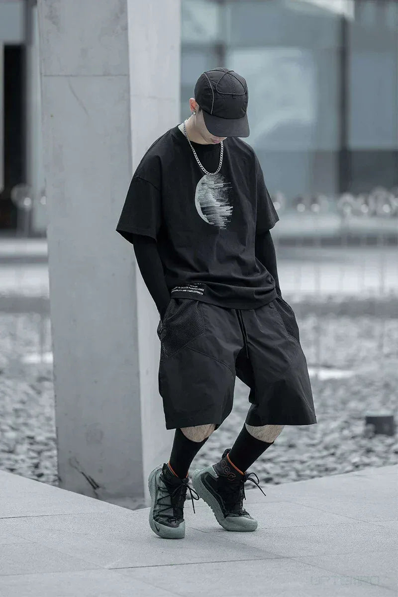 Chic Summer Vibes Shorts -  active wear - Chic Summer Vibes Techwear Shorts for Comfort