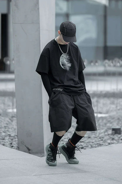 Chic Summer Vibes Shorts -  active wear - Chic Summer Vibes Techwear Shorts for Comfort