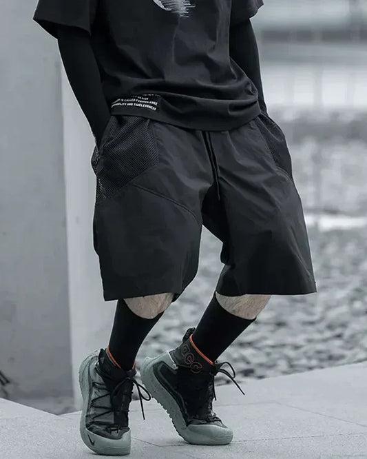 Chic Summer Vibes Shorts - breathable fabric shorts - Chic Summer Vibes Techwear Shorts for Comfort