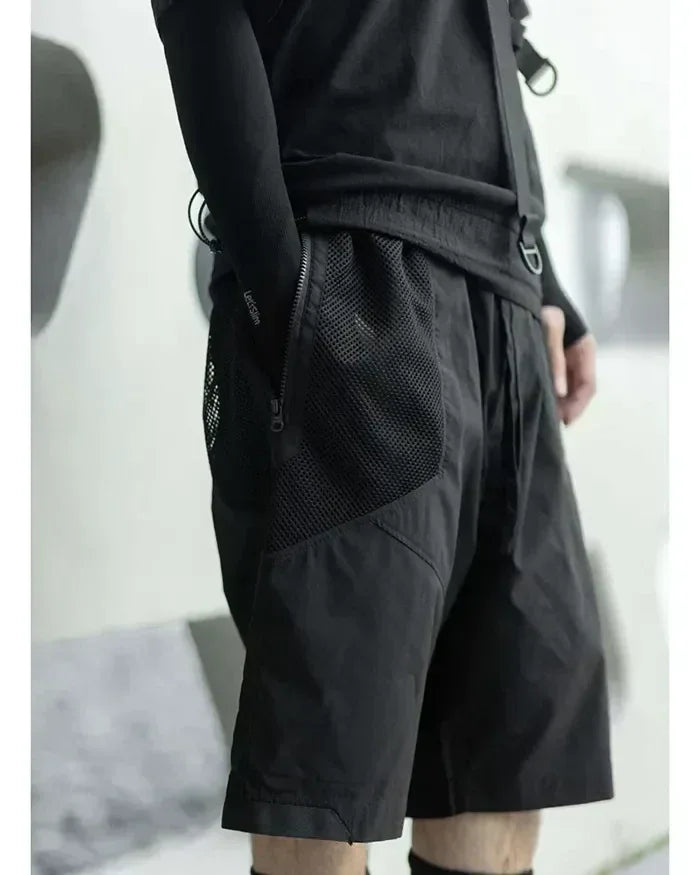 Chic Summer Vibes Shorts -  summer shorts - Chic Summer Vibes Techwear Shorts for Comfort