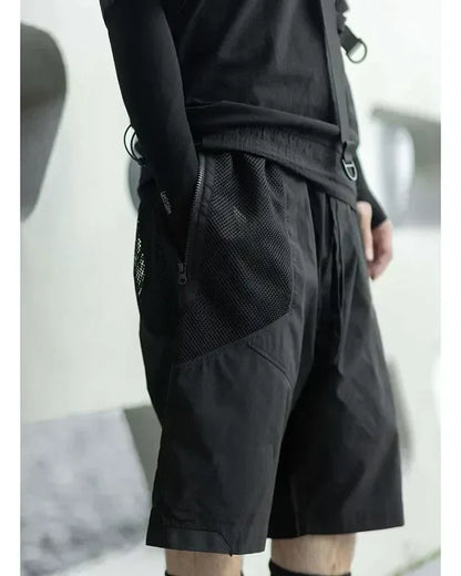 Chic Summer Vibes Shorts -  summer shorts - Chic Summer Vibes Techwear Shorts for Comfort