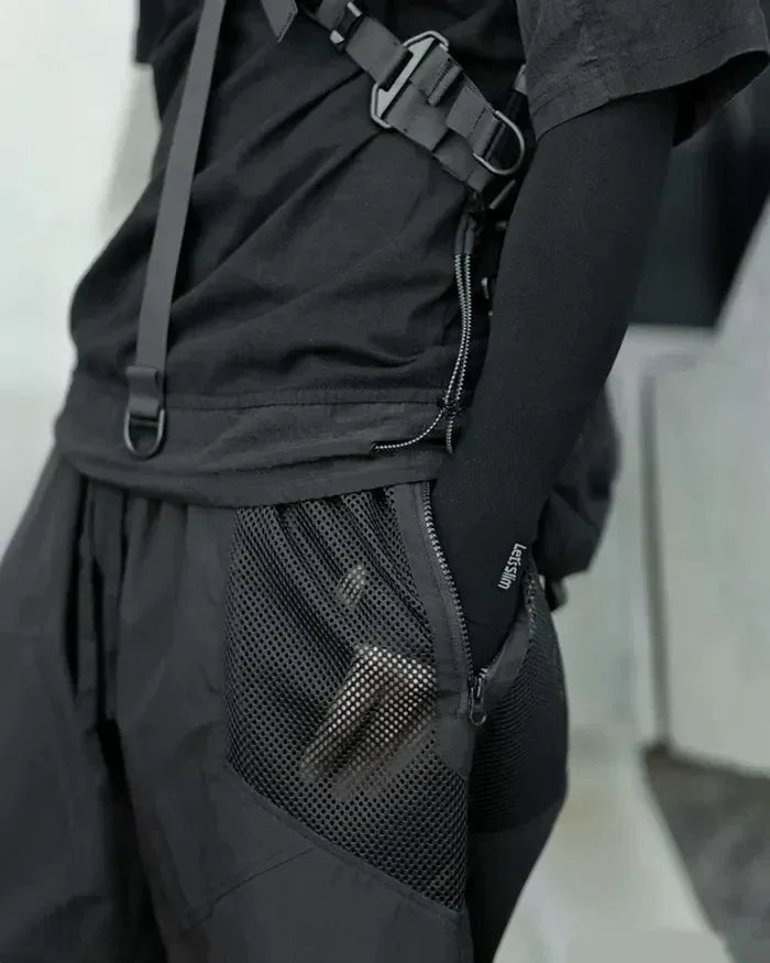 Chic Summer Vibes Shorts -  urban style - Chic Summer Vibes Techwear Shorts for Comfort