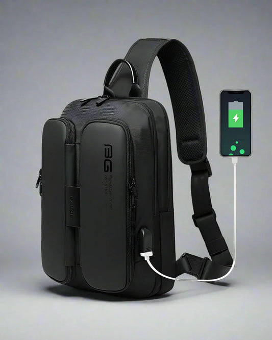 Chic Tech Sling Bag - chic tech sling bag - Versatile Chic Tech Sling Bag with USB Port