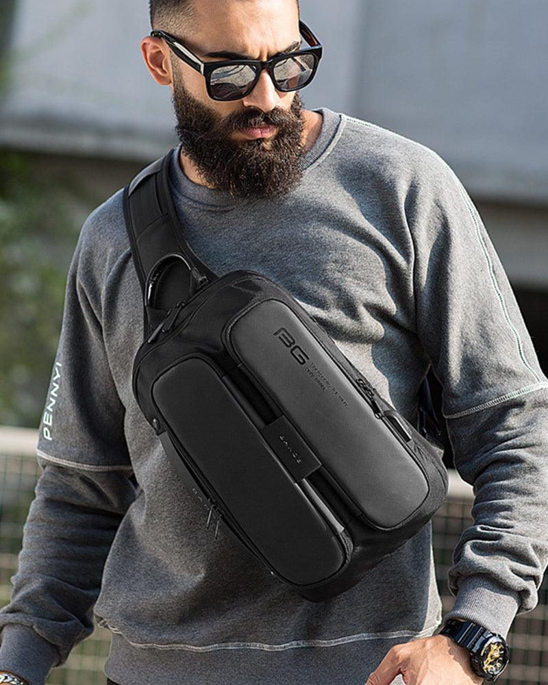 Chic Tech Sling Bag -  durable materials - Versatile Chic Tech Sling Bag with USB Port
