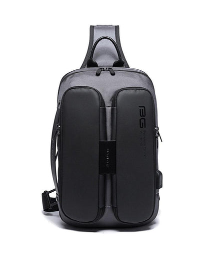 Chic Tech Sling Bag -  explosion-proof zipper - Versatile Chic Tech Sling Bag with USB Port