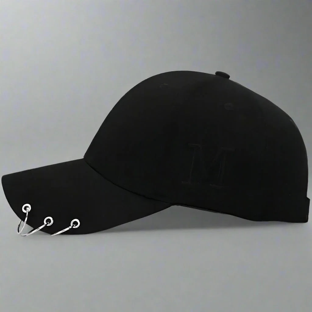 Chic Triple Ring Hat -  black hat - Chic Triple Ring Hat for Everyday Comfort