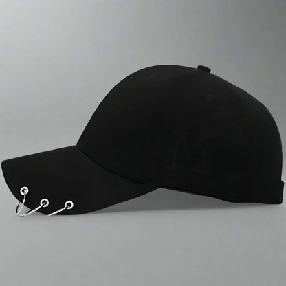 Chic Triple Ring Hat -  black hat - Chic Triple Ring Hat for Everyday Comfort