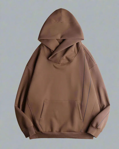 Chic Turtleneck Hoodie for Everyone -  durable - Chic Turtleneck Hoodie for Urban Style