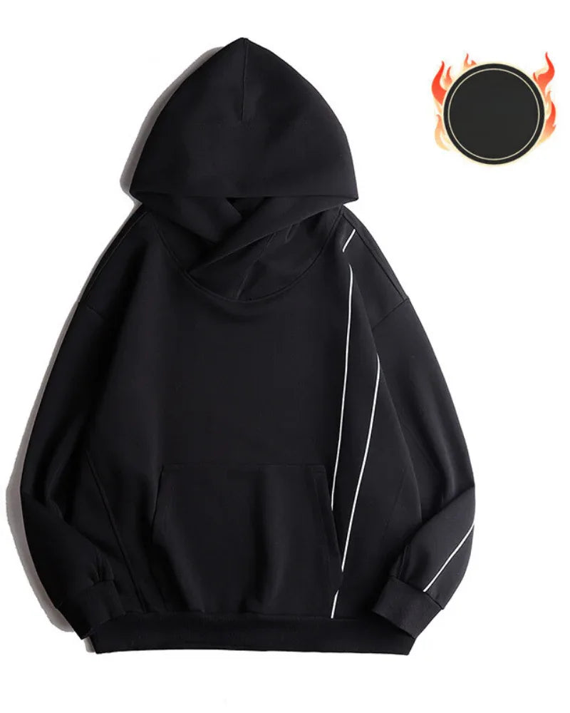 Chic Turtleneck Hoodie for Everyone -  hoodie - Chic Turtleneck Hoodie for Urban Style