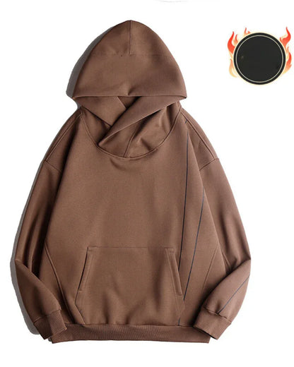 Chic Turtleneck Hoodie for Everyone -  stylish hoodie - Chic Turtleneck Hoodie for Urban Style