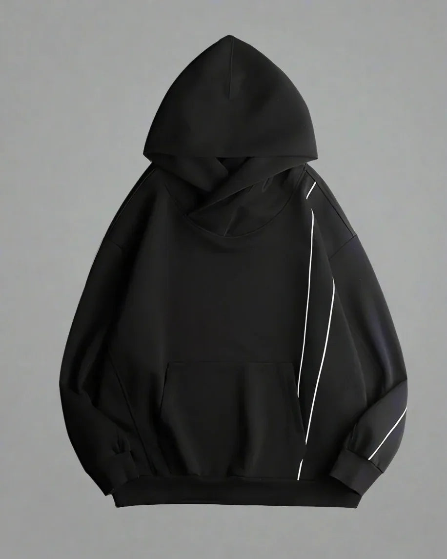 Chic Turtleneck Hoodie for Everyone - turtleneck - Chic Turtleneck Hoodie for Urban Style