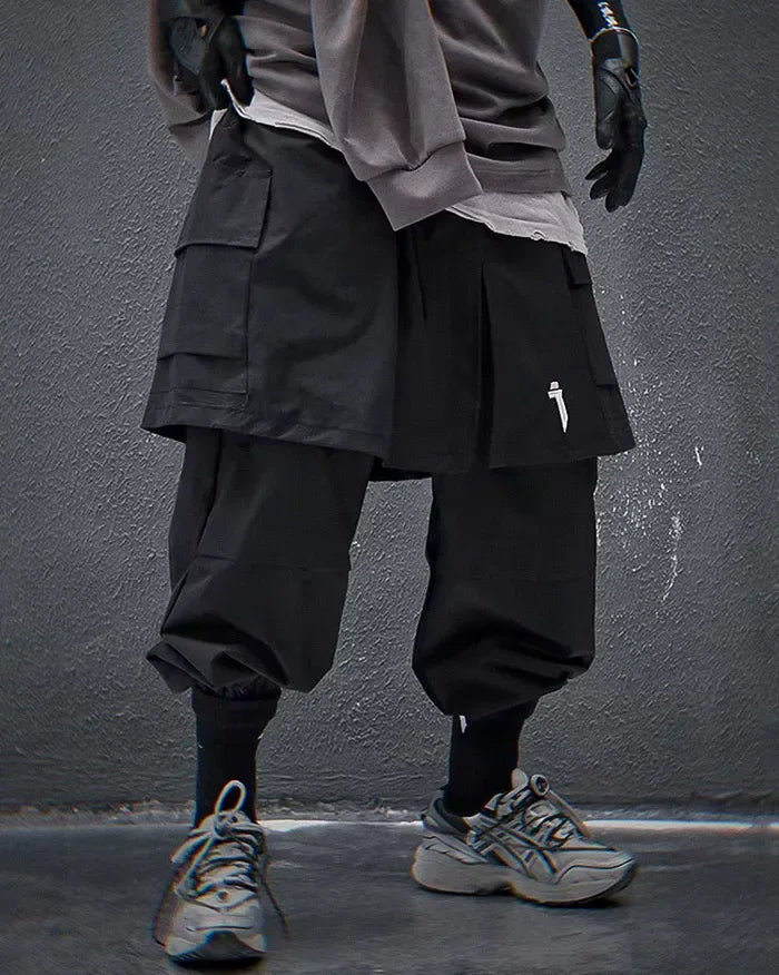 Chic Two-Piece Joggers Set -  adjustable joggers - Trendy Two-Piece Joggers Set for Comfortable Wear