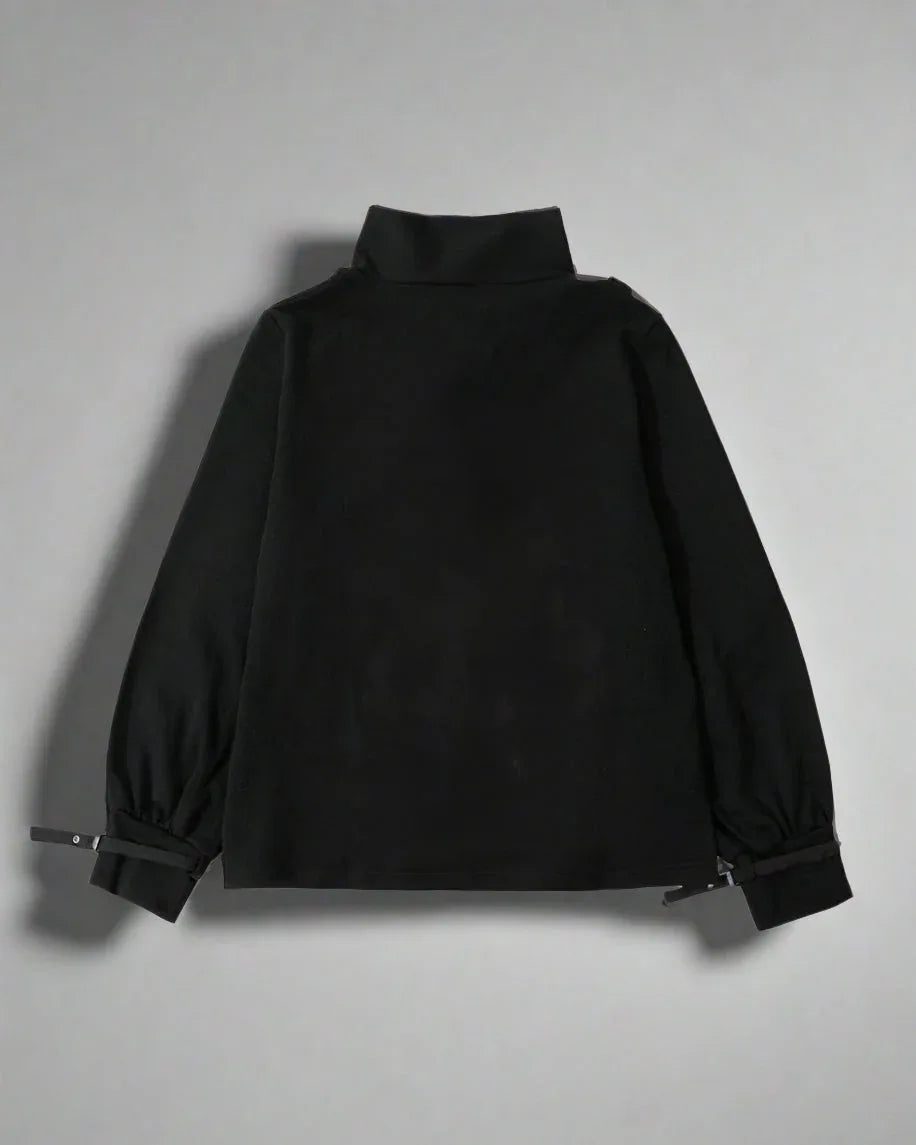 Chic Unisex Dark Apparel Set -  black streetwear - Stylish Unisex Dark Apparel Set for Everyday Wear