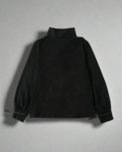 Chic Unisex Dark Apparel Set -  black streetwear - Stylish Unisex Dark Apparel Set for Everyday Wear