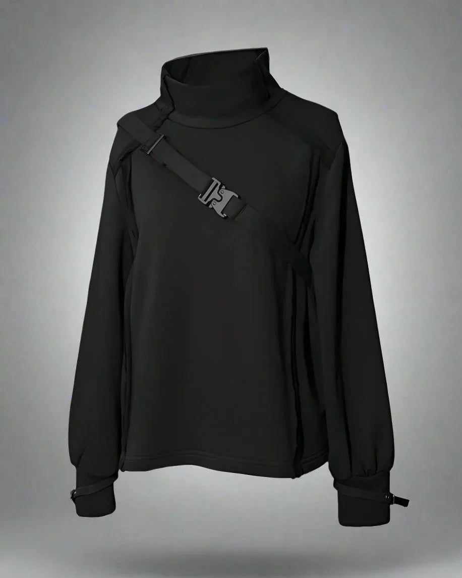 Chic Unisex Dark Apparel Set -  dark clothing - Stylish Unisex Dark Apparel Set for Everyday Wear