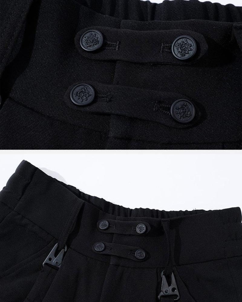 Chic Unisex Dark Apparel Set - unisex apparel - Stylish Unisex Dark Apparel Set for Everyday Wear