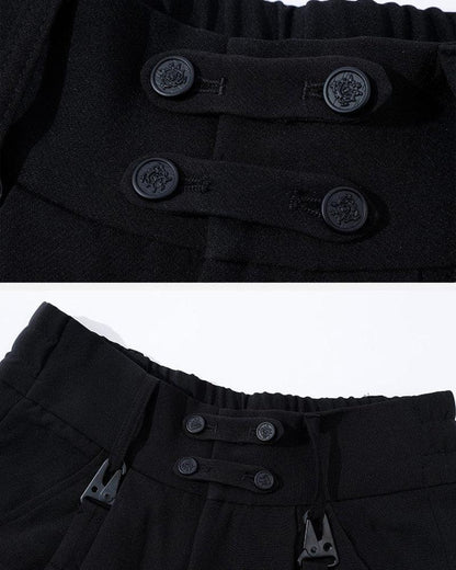 Chic Unisex Dark Apparel Set - unisex apparel - Stylish Unisex Dark Apparel Set for Everyday Wear