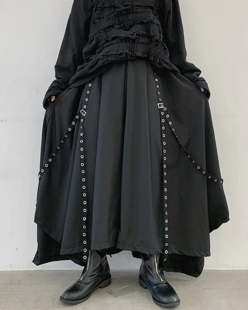 Chic Urban Hakama Pants -  comfortable techwear pants - Chic Urban Hakama Pants for Modern Style
