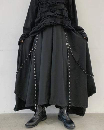 Chic Urban Hakama Pants -  comfortable techwear pants - Chic Urban Hakama Pants for Modern Style