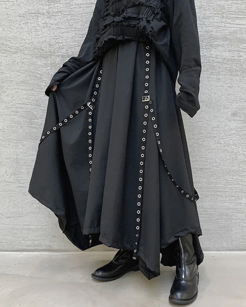 Chic Urban Hakama Pants - hakama pants - Chic Urban Hakama Pants for Modern Style