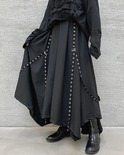 Chic Urban Hakama Pants - hakama pants - Chic Urban Hakama Pants for Modern Style