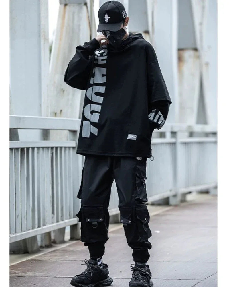 Chic Urban Lightweight Hoodie -  techwear - Stylish Lightweight Urban Hoodie for Everyday Wear