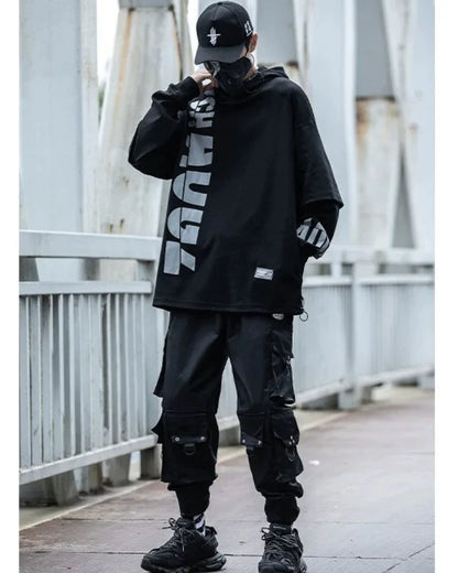 Chic Urban Lightweight Hoodie -  techwear - Stylish Lightweight Urban Hoodie for Everyday Wear