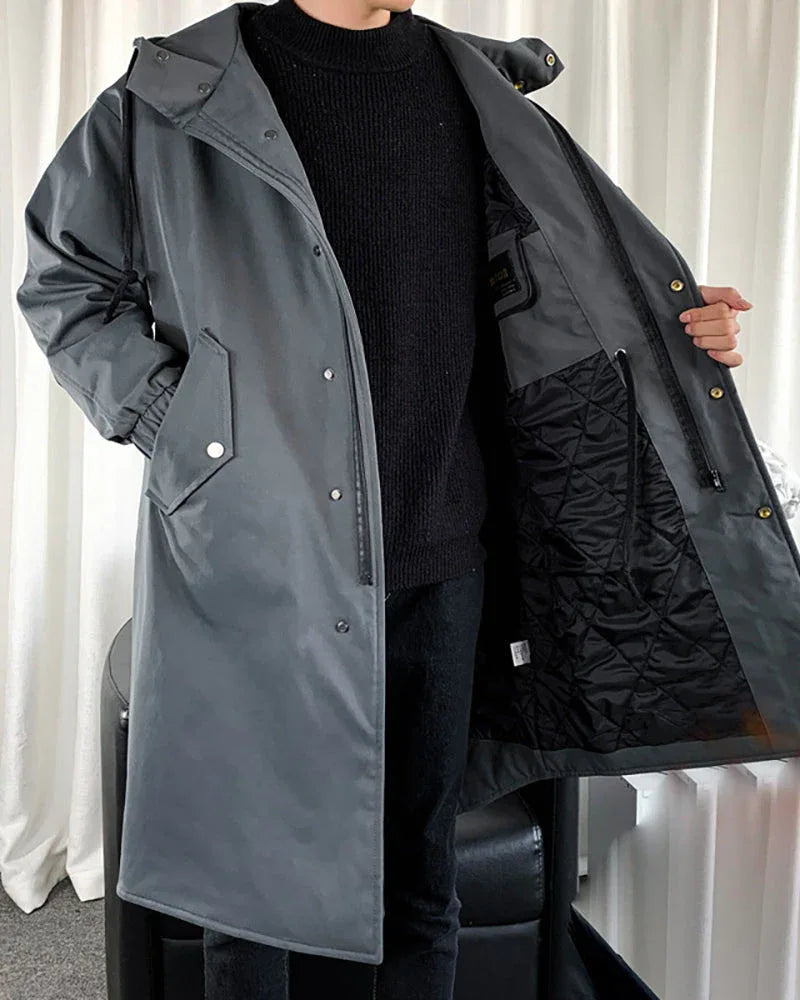 Chic Urban Long Coat -  comfortable urban coat - Chic Urban Long Coat for All Seasons
