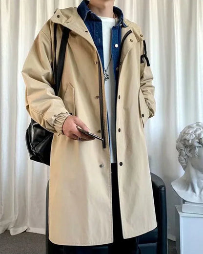 Chic Urban Long Coat -  comfortable urban coat - Chic Urban Long Coat for All Seasons