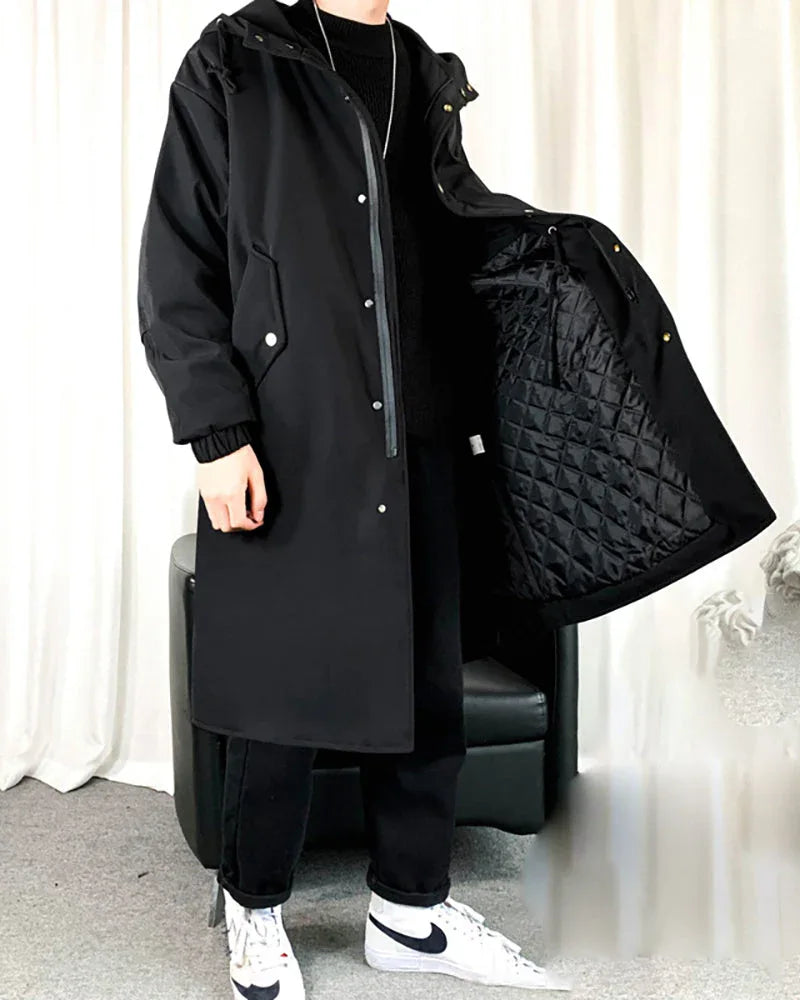 Chic Urban Long Coat -  durable fashion jacket - Chic Urban Long Coat for All Seasons