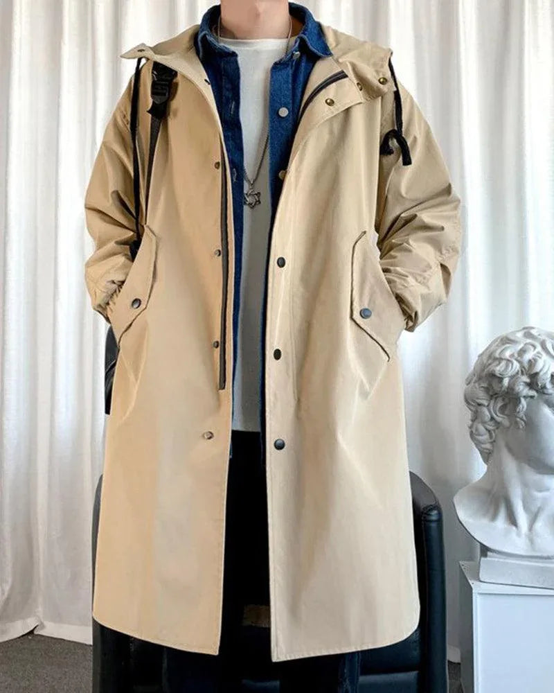 Chic Urban Long Coat -  long coat - Chic Urban Long Coat for All Seasons