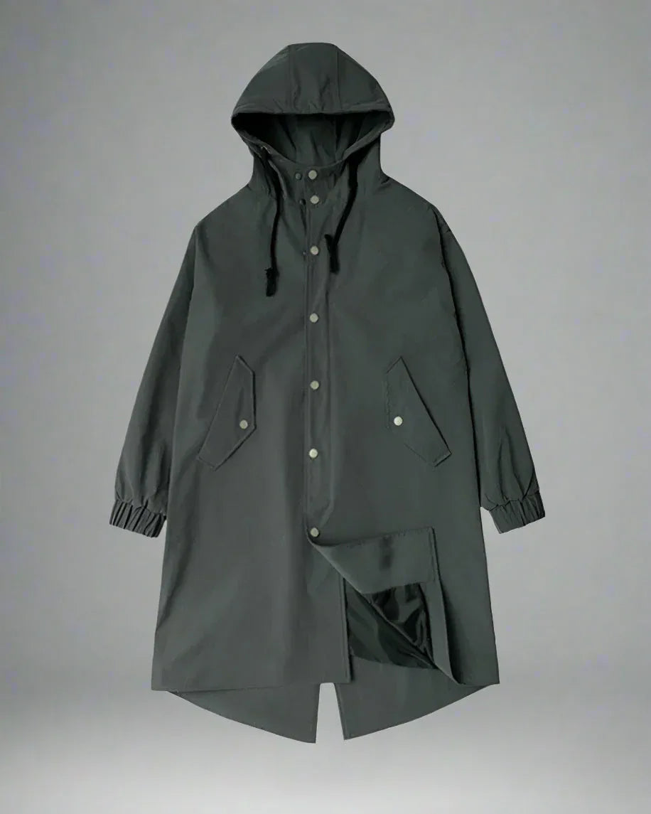 Chic Urban Long Coat -  stylish outerwear - Chic Urban Long Coat for All Seasons