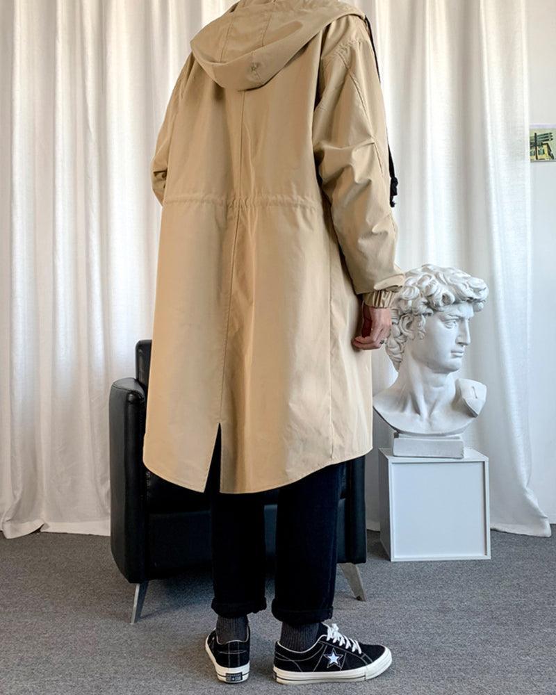 Chic Urban Long Coat - techwear coat - Chic Urban Long Coat for All Seasons