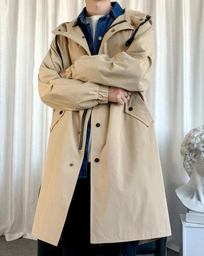 Chic Urban Long Coat -  urban jacket - Chic Urban Long Coat for All Seasons