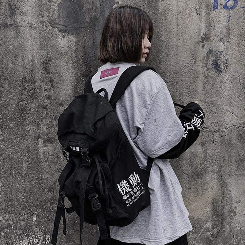 Chic Urban Street Backpack - techwear-core - Stylish Urban Street Backpack for Everyday Use