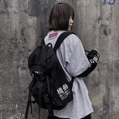 Chic Urban Street Backpack - techwear-core - Stylish Urban Street Backpack for Everyday Use