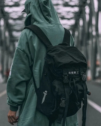 Chic Urban Street Backpack -  durable urban backpack - Stylish Urban Street Backpack for Everyday Use