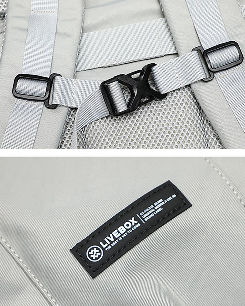 Chic Urban Techwear Backpack - Japanese streetwear backpack - Stylish Waterproof Techwear Backpack