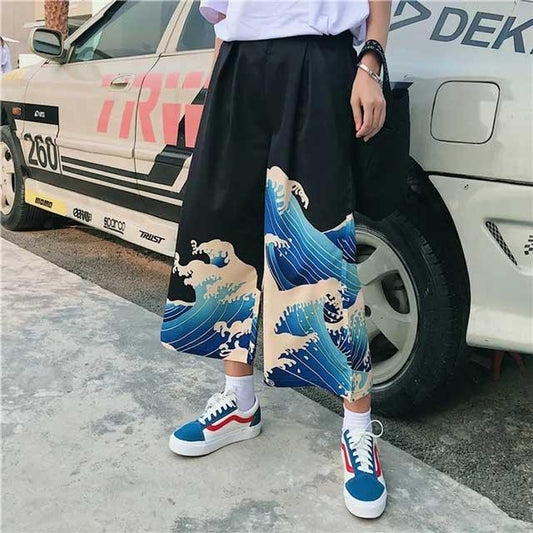 Chic Urban Tokyo Trousers - harajuku - Chic Urban Tokyo Wide-Leg Trousers for All