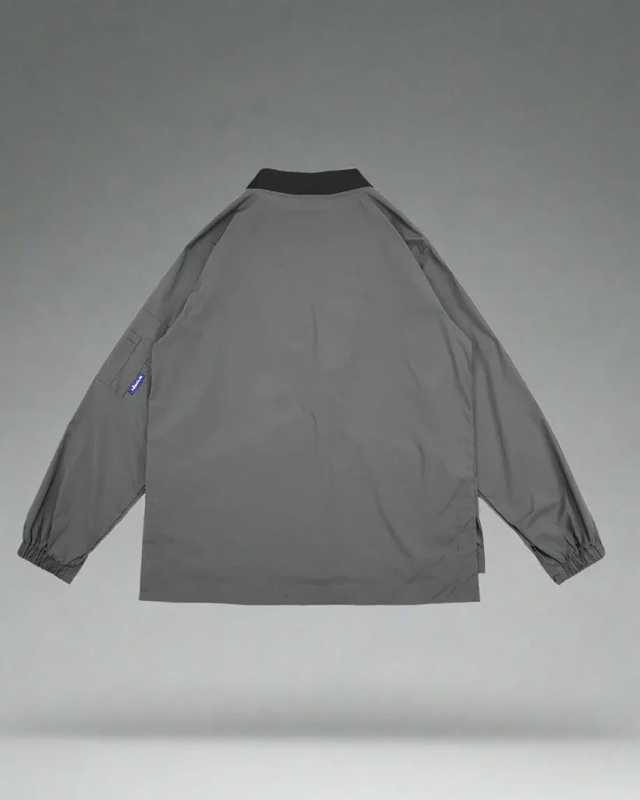 Chic Utility Kimono Coat -  gray coat - Stylish Gray Utility Kimono Coat for Everyday Wear