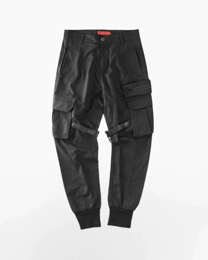 Chic Utility Ribbon Cargo Trousers -  comfortable pants - Chic Utility Ribbon Cargo Trousers for Style