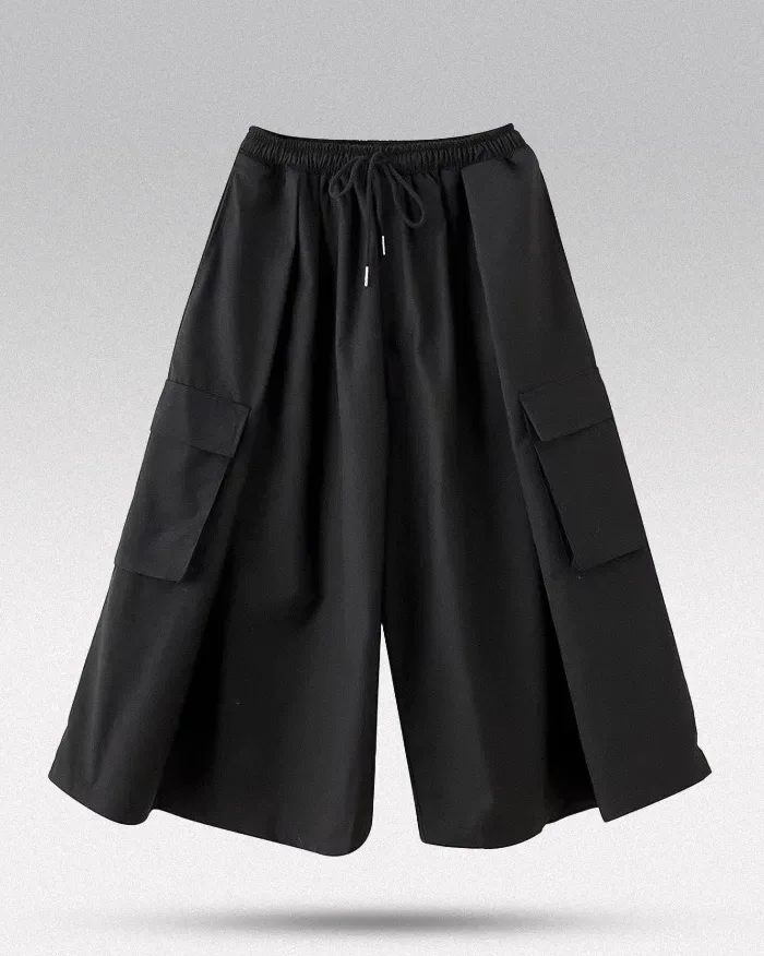 Chic Wide Leg Cargo Pants - wide leg silhouette - Chic Wide Leg Cargo Pants for Stylish Comfort