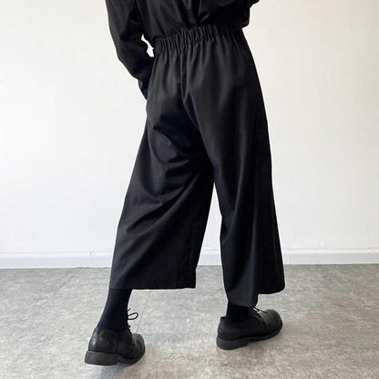 Chic Wide-Leg Hakama Pants -  casual wear - Chic Wide-Leg Hakama Pants for Modern Style