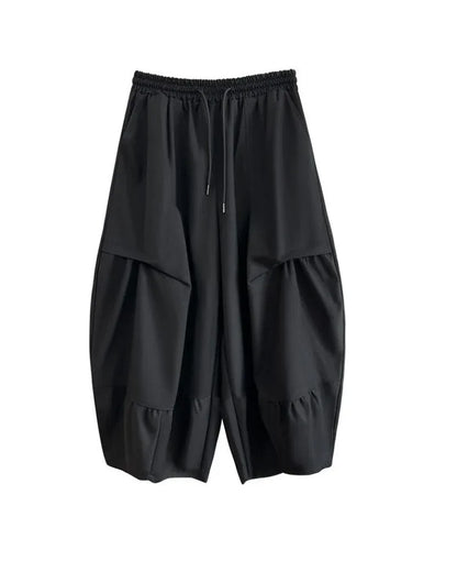 Chic Wide-Leg Tech Trousers -  stylish urban trousers - Chic Wide-Leg Tech Trousers for Urban Style