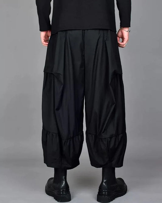 Chic Wide-Leg Tech Trousers - wide-leg - Chic Wide-Leg Tech Trousers for Urban Style