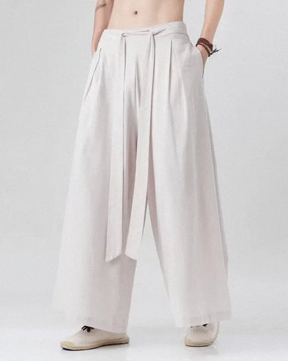 Chic Wide-Leg Trousers -  breathable fabric - Chic Wide-Leg Trousers for Effortless Style