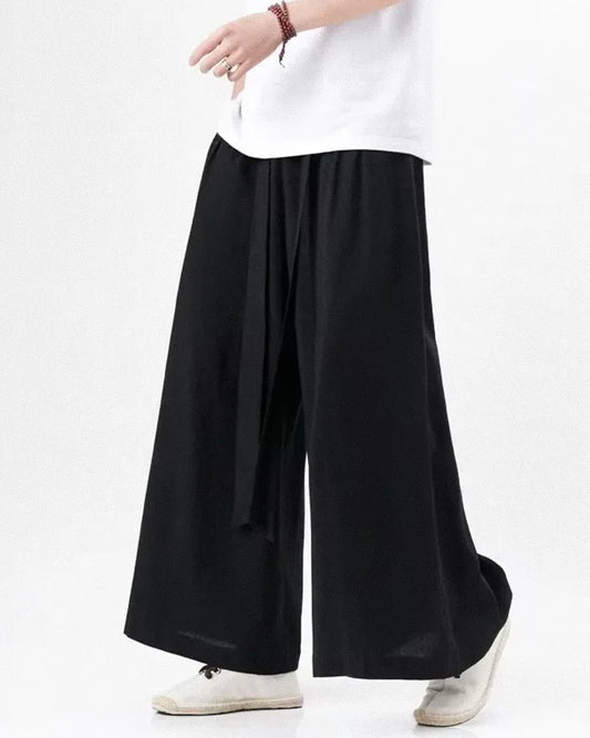 Chic Wide-Leg Trousers - modern streetwear - Chic Wide-Leg Trousers for Effortless Style