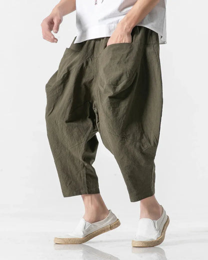 Chic Wide-Leg Urban Trousers - contemporary hakama pants - Chic Wide-Leg Urban Trousers for All-Day Wear