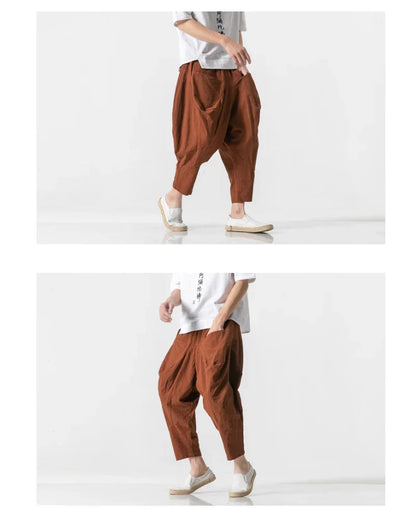 Chic Wide-Leg Urban Trousers -  techwear - Chic Wide-Leg Urban Trousers for All-Day Wear